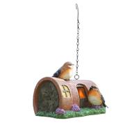 Hummingbird House | Bird Feeder Resin Bluebird House Bird Box,Bird Nest, Outdoor Birds House For Chinese New Year, Valentine's Day