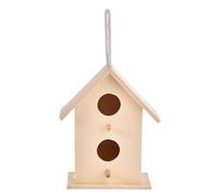 Hummingbird House - Cedar Blue Bird House | Natural Bird House, DIY, Bluebird, Finch, Cardinals, Hanger, Bird Nest for Garden Watching