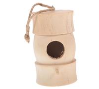 hummingbird house decorative bird house bird nesting cage parrot hideaway hut bird resting place bird feeder bowl natural bird nest squirrel house pine wood the bird's nest