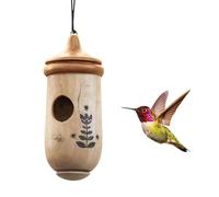 Hummingbird House | Easy Installation Bird Nest | Hanging Wren Finch Song Birds House | Bird House For Gardens, Balconies, Porches, And Tree Trunks Decoration