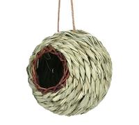 Hummingbird House Hand Woven Natural Hangable Birdhouse | Hangable Hummingbird Nest House for Outside for The Birdhouse Tree Courtyard Balcony Patio Lawn Indoor Window Home Tree