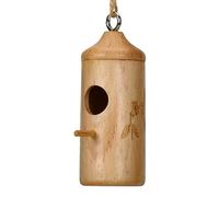 Hummingbird House | Wooden Nest for Outdoor Hummingbird,Bird Houses for Outdoor, Reusable Natural Wood Nest for Outdoor Wren Garden Window Sparrow Dispra