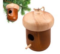 Hummingbird Houses for Outside | Wooden Hut with Rope,Humming Bird House | for Garden Tree Patio Balcony Lawn Courtyard Indoor Window Home