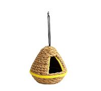 Hummingbird Houses, Hand-Woven Bird Hut - Hanging Hummingbird Nests Outdoor - for Wedge Tail Parakeets, Cockatiels, Lovebirds, Canaries, Macaw, African Greys, Magnificent Finches and the Garden