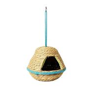 Hummingbird Houses - Hand-Woven Grass Nesting Material | Bird Nest for Outdoor Hanging | For Lovebirds Canaries Macaw African Greys Finches Garden Cockatiels Wedge Tail Parakeets