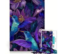 Hummingbird in Bloom 1000-piece Puzzle for Teenagers Clear Logic Snug Joint Fun Activity Christmas Surprise (38x52cm)