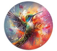 Hummingbird Jigsaw Puzzles for Adults 1000 Piece Cardboard Jigsaw Puzzles for Adults Relax & Challenge, Colorful Home Decor Art, for Friends 67.5x67.5cm