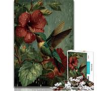 Hummingbird Jigsaw Puzzles for Adults 1000 Pieces,Challenging Game And Family Play for Is Ideal As A Gift for The Whole Family 50x75cm