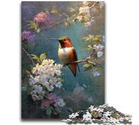 Hummingbird JigsawPuzzle 1000 Pieces for Adults,Decompressing Intellectual Educational Toy Birthday Present,Gifts,Wall Art (38x26cm)