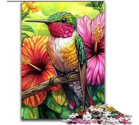 Hummingbird JigsawPuzzle 1000 Pieces for Teenagers, Educational Games Home Decoration Birthday Present, Gifts, Wall Art (50x75cm)