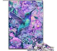 Hummingbird Jigsaws 1000 Pieces for Teenagers, Suitable for People Aged 14 And Above Home Decoration Gift Ideas (26x38cm)
