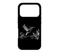 Hummingbird Line Art Birdwatcher Case for iPhone 17 Pro