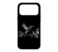Hummingbird Line Art Birdwatcher Case for iPhone 17 Pro Max
