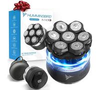 HUMMINGBIRD MK13 Premium Head Shaver, 7 Blade Electric Razors for Men, Cordless USB-C Rechargeable Wet & Dry Electric Head Shavers for Bald Men, Waterproof Skull Shaver, LED Display, Travel Case