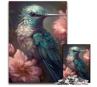 Hummingbird Mystical Being 1000 Pieces Puzzles for Adults Difficult Puzzles for Adults for Holidays Birthdays And Family Game Nights 1000 PCS(75x50cm)