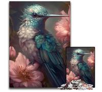 Hummingbird Mystical Being JigsawPuzzle 1000 Pieces for Adults Paper Jigsaw Brain Challenge Game for Teenagers Family Interaction 1000 PCS(38x26cm)