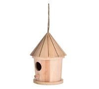 Hummingbird Nest - Hanging Small Bird Nest, Natural Wood Bird House, Bird Nesting Site | Do-it-Yourself Patio Hummingbird House, Jardi Window Nesting Shelter