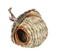 Hummingbird Nest House - Natural Dry Reed Grass, Breathable Design, Hummingbird House, Lightweight Weather Resistant Craft | Hanging Nest Box for Backyard Birding and Wildlife