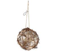 Hummingbird Nesting Ball - High Class Nesting Supply, 10cm Diameter 15.7cm Rope, Waterproof Rattan Material With Adjusting Height | Patios Gardens Yards Balconies For Backyard Wildlife Protection