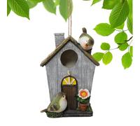 Hummingbird Nesting Box for Outdoor Use, Bird House with Rain Cover and Removable Plug, Bird House for Hummingbirds, for Animal Lovers, for Indoor and Outdoor Use, in the Home, Garden, as Sleeping