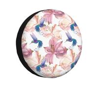 Hummingbird No.J92 RV Spare Tire Cover Adjustable 14-17 Inch Tire Cover for Trailers, SUVs, Trucks and Many Vehicles, Car Accessories