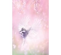 Hummingbird Notebook: Elegant Blank Lined Hummingbird Notebook for All Ages, Birds, Flowers, Pink | 6x9 inches, 110 pages | Gifts for Birthdays, Christmas, Thanksgiving and more