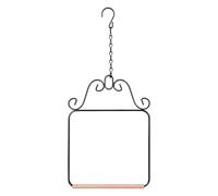 Hummingbird Perch Swing Metal Frame Bird Perch with Chain for Birds