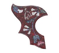 Hummingbird Pickguard, 2mm Thick Acoustic Guitar Pickguard with Self Adhesive Back for Scratch Proof Protection