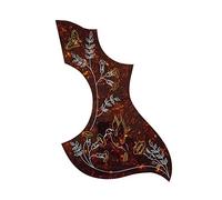 Hummingbird Pickguard Compatible w/Gibson Acoustic Guitar, Adhesive back, Tortoise