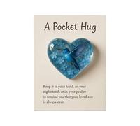 Hummingbird Pocket Hug, Warm Heart-Shaped Comfort Pocket Hug with Sympathy Card, Bereavement Keepsake for Loss, Encouragement Gift for Grieving Friends & Family (A02)