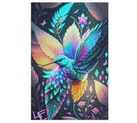 Hummingbird Puzzles 1000 Pieces Wooden Jigsaw Puzzle for Adults Brain Exercise Challenge Game Gift for Kids Children Jigsaws 1000 PCS