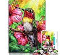 Hummingbird Puzzles for Teenagers Teens 1000pc Puzzle,Educational Games Home Decoration Deal As Gifts for The Whole Family (50x75cm)