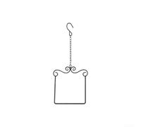 Hummingbird Rest Perch with Natural Pendulum Motion to Attract Birds Without Artificial Feeders or Additives (Black)