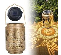 Hummingbird Solar Lantern Light, Birthday Gifts for Women Hanging Solar Lights Garden Ornaments Outdoor, IP65 Waterproof Garden Lanterns for Porch, Yard, Lawn, Patio - Auto Sensing On