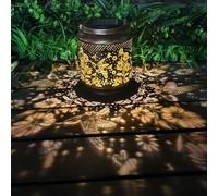 Hummingbird Solar Lanterns Outdoor Waterproof Hanging,Garden Decor Metal Watering can Lights,Solar Lights Hummingbird Gifts for Women Mom Decorative Lanterns for Patio,Lawn,Porch,Pathway,Garden Deco