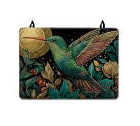 Hummingbird Stove Top Cover for Electric Stove, Artistic Nature-Inspired Leaves Flowers Summer Green Rubber Non-Slip Kitchen Cover for Counter Space Extension Kitchen Cooking Essentials 28x20 Inch