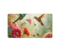 Hummingbird Summer Mouse Mat | Large 40x75cm Gaming & Office Desk Pad | Perfect for Home, Office Or Gamers
