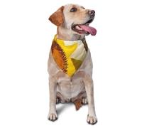 Hummingbird Sunflower Dog Bandana Pet Scarf Accessories for Small Medium Dogs Cats Photo Prop, Triangle Pet Bandanas Adjustable Puppy Bib Washable Dog Kerchief Puppy Neckerchief