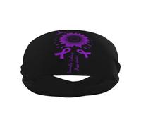 Hummingbird Sunflower Prevention Domestic Violence Awareness Unisex Head Bands Non-Slip Headband Breathable Sweatband For Yoga Tennis Outdoor Activities