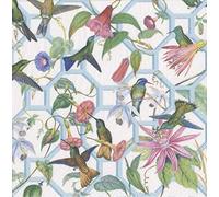 Hummingbird Trellis Caspari Napkins Dinner Size 40cm Square Pack of 20 3 ply