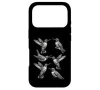 Hummingbird Vintage Sketch Art Wildlife Animal Retro Nature Case for iPhone 17 Pro