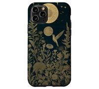 Hummingbird Wildflower Plant Pattern Celestial Bird Case for iPhone 11 Pro