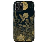 Hummingbird Wildflower Plant Pattern Celestial Bird Case for iPhone 11 Pro