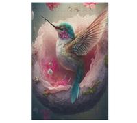 Hummingbird Wooden Jigsaws Puzzles for Adults 1000 Jigsaw Puzzle, Decompressing Intellectual Educational Toy for Kids 78×53cm