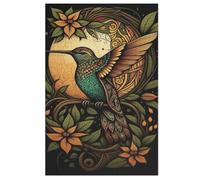 Hummingbird Wooden Jigsaws Puzzles for Adults 1000 Jigsaw Puzzle, Decompressing Intellectual Educational Toy for Kids 1000 PCS