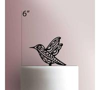 HummingbirdAcrylic Cake Topper 3mm Thick Premium Laser Cut Cake Decoration for Birthday, Wedding, Baby Shower & Party Cakes Durable Reusable