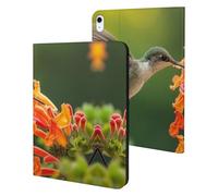 Hummingbirds Drinking Nect Cute Tablet Case No Pen Slot Lightweight Hard Protective Cover Compatible with Ipad 9th/ 8th/ 7th