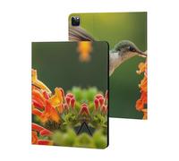 Hummingbirds Drinking Nect Cute Tablet Case No Pen Slot Lightweight Hard Protective Cover Compatible with Ipad 9th/ 8th/ 7th