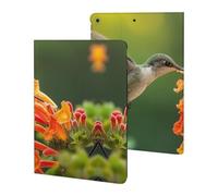 Hummingbirds Drinking Nect Cute Tablet Case No Pen Slot Lightweight Hard Protective Cover Compatible with Ipad 9th/ 8th/ 7th