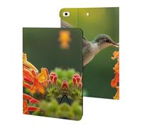 Hummingbirds Drinking Nect Cute Tablet Case No Pen Slot Lightweight Hard Protective Cover Compatible with Ipad 9th/ 8th/ 7th